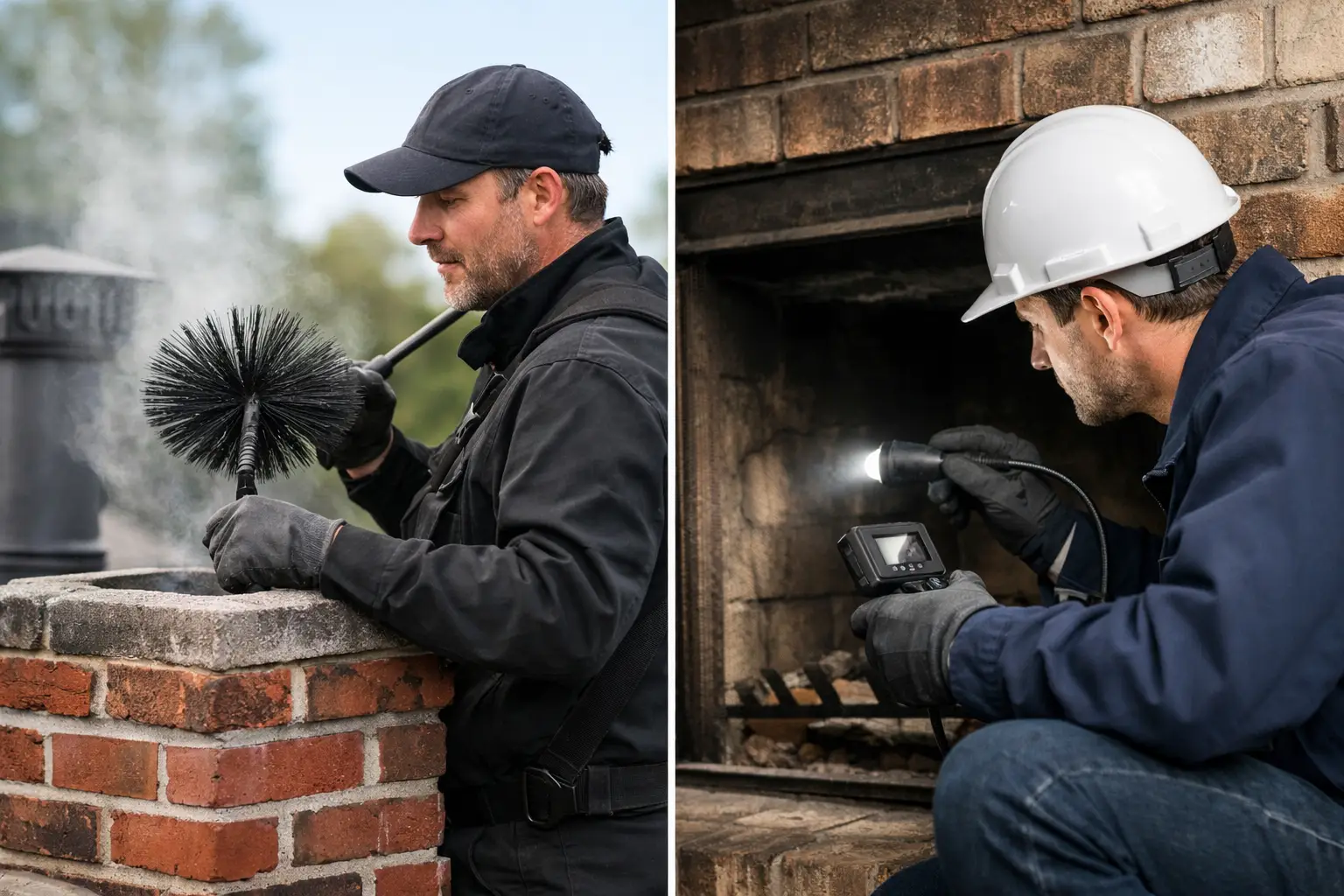 Chimney Sweeping vs Chimney Inspection