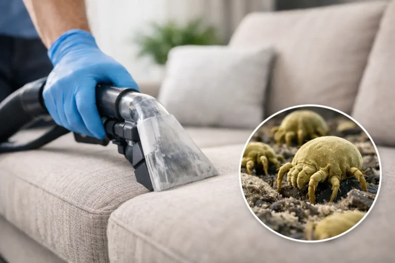 Does Upholstery Cleaning Remove Dust Mites?