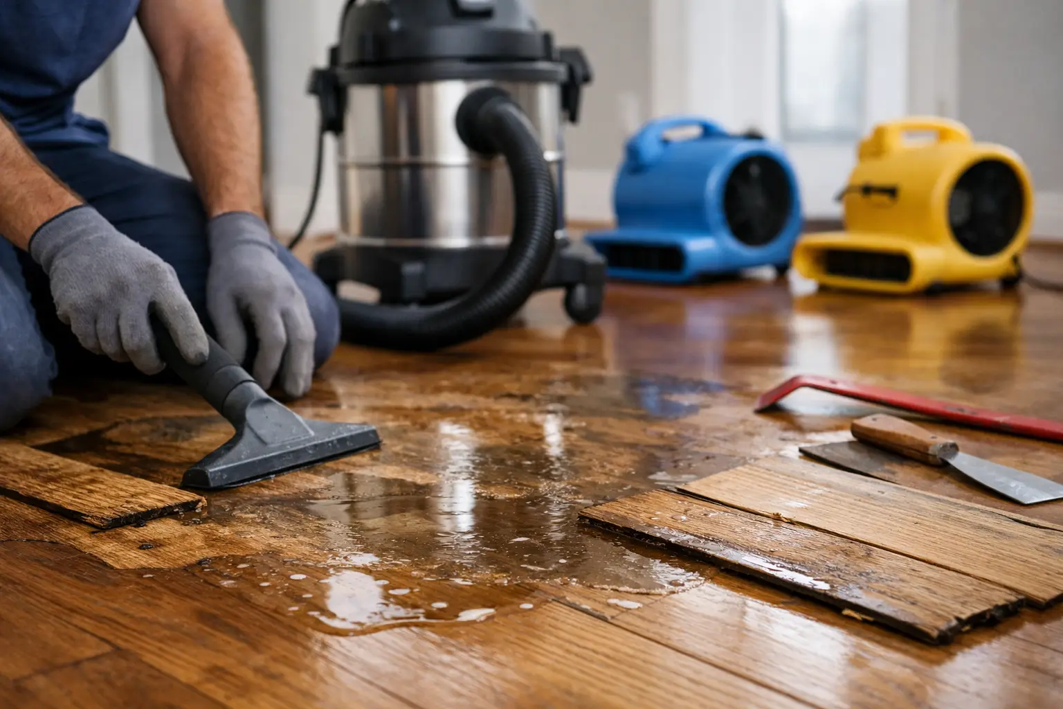 How to Restore Water Damaged Floors
