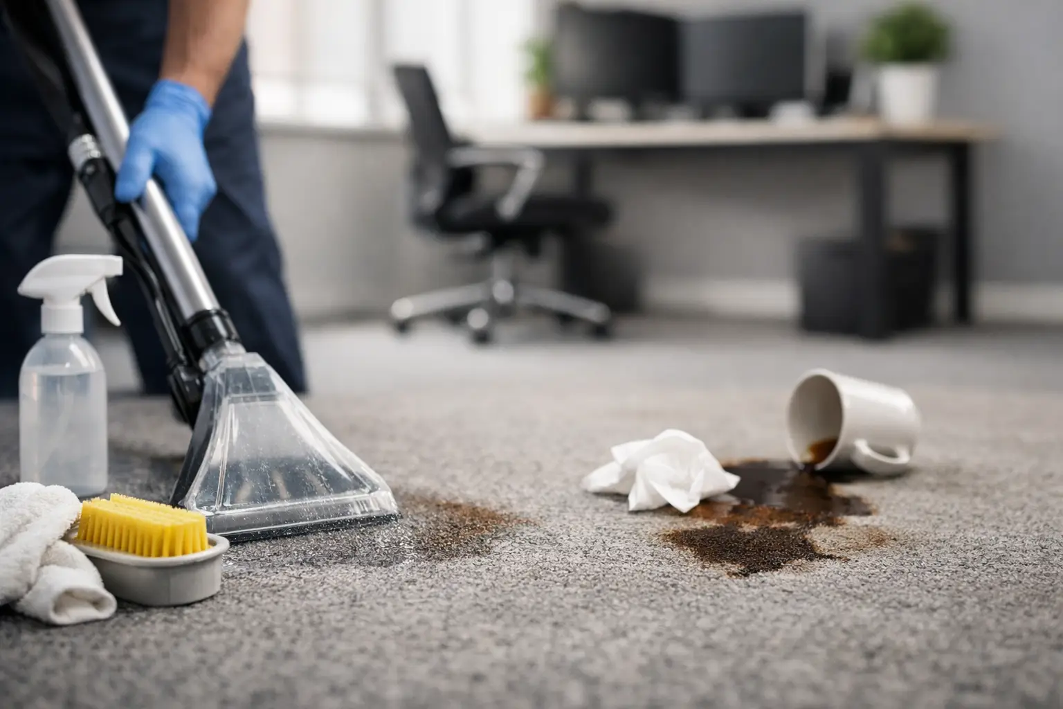 Office Carpet Stain Removal Case Study