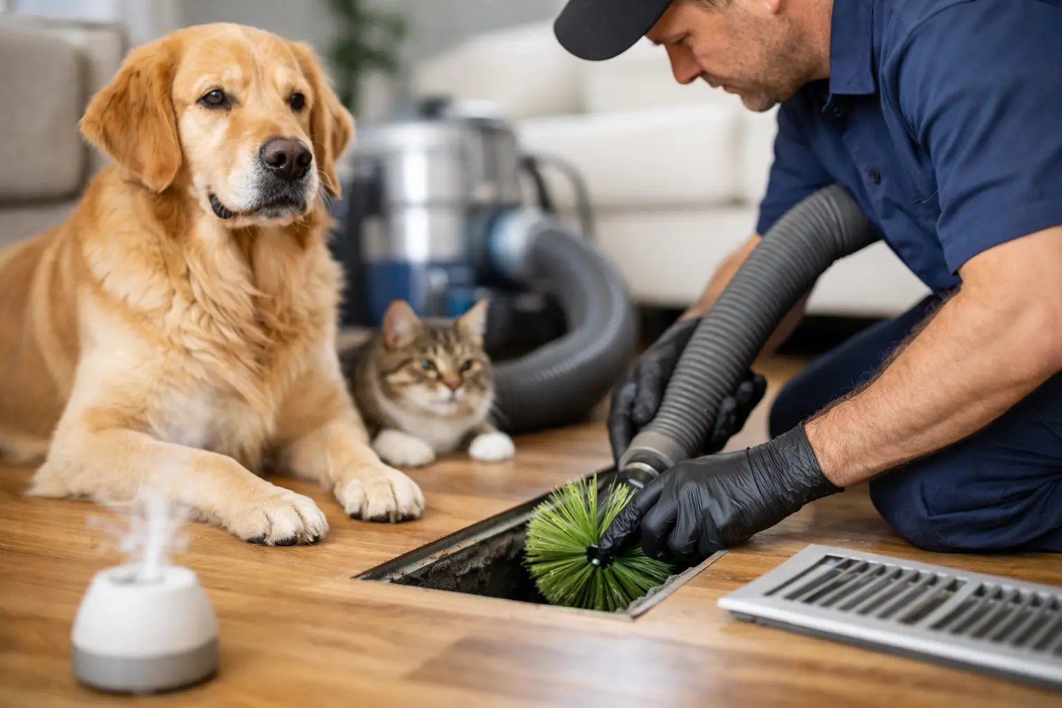 Pet Odor Duct Cleaning Service Explained